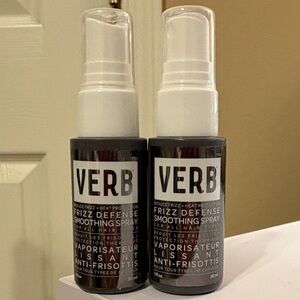 NEW Set Of 2 Verb Frizz Defense Smoothing Spray